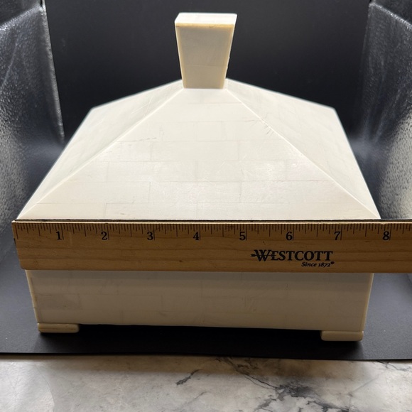 Ivory Decorative Boho Storage Box - Picture 7 of 9